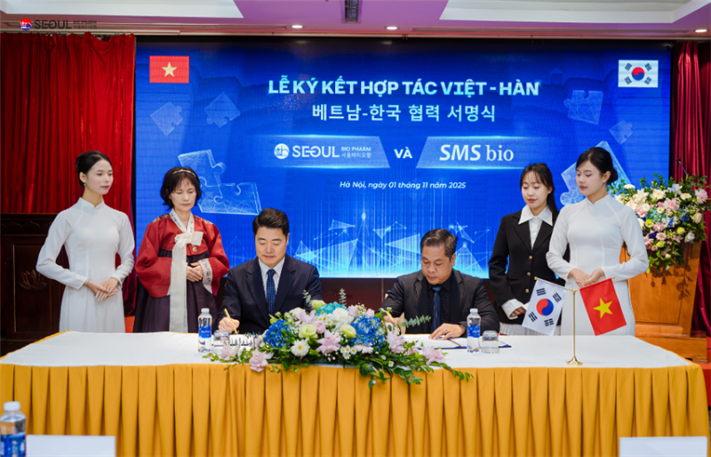 Seoul Bio Pharma ký kết hợp tác chiến lược cùng SMS Bio Hàn Quốc